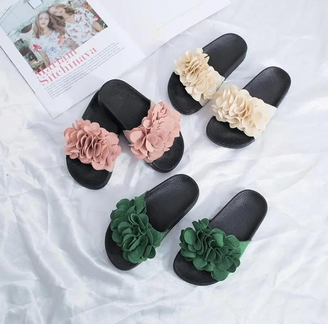 Летние новые тапочки для девочек модные детские домашние с откидной крышкой и