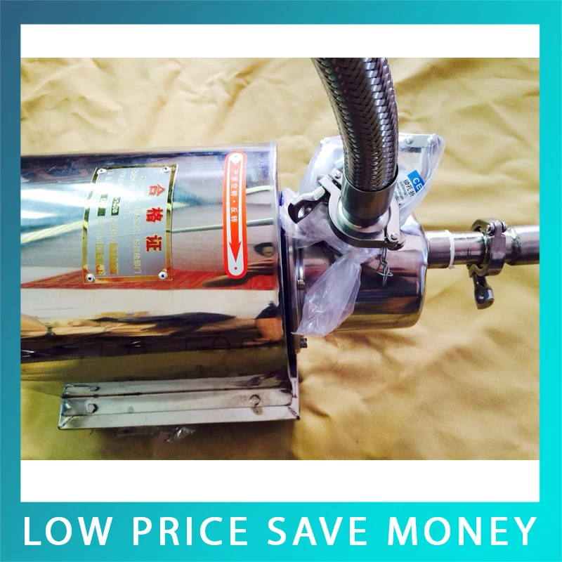 

9.19 0.37kw Stainless Steel Booster Pump Food Grade Read Wine Pump 380V/50HZ 1m3/H Centrifugal Alcohol Pump