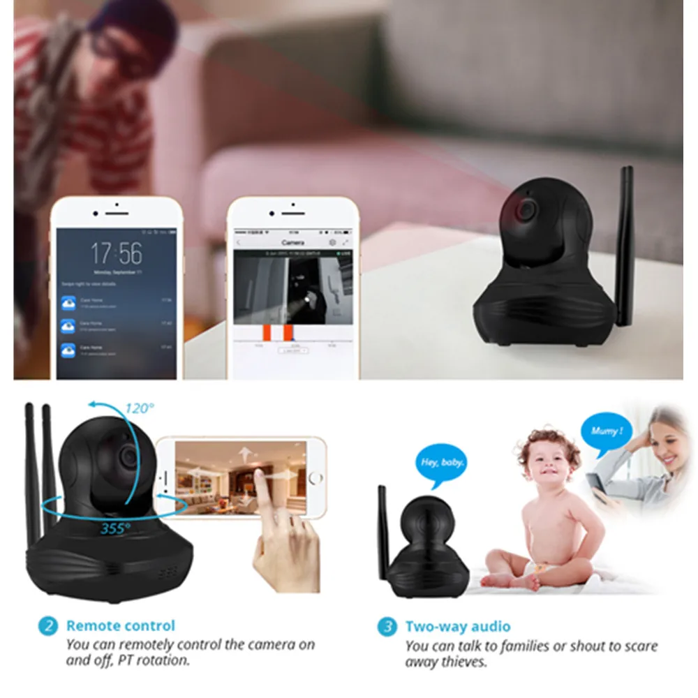 1080 P IP Камера WI FI Full HD 2.0MP CCTV видеонаблюдение P2P Главная безопасности новых