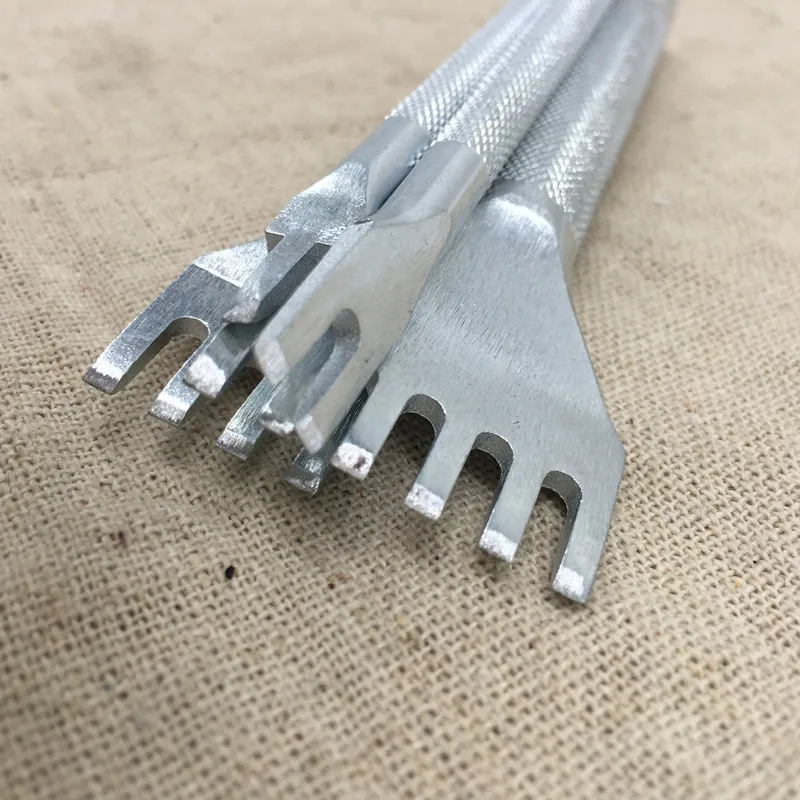 4 шт./компл. DIY плоское долото из нержавеющей стали инструменты для работы с кожей