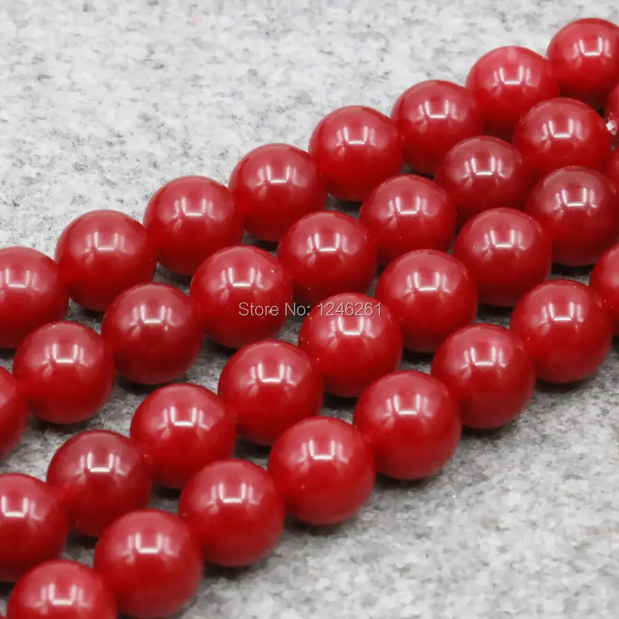 

6 10 12mm Ornaments Red Sardonyx Round Loose Beads Women Girls DIY Natural Stones 15inch Fashion Jewelry Making Wholesale Crafts