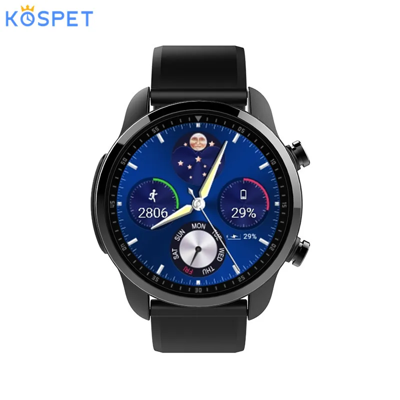 Смарт часы Kospet Brave 4G 1 3 дюймов Android 6 0 MTK6737 Bluetooth 4 2 Гб ОЗУ 16 ПЗУ IP68 водонепроницаемые