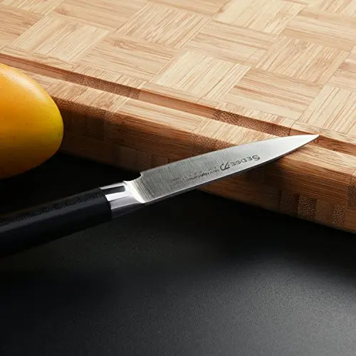Нож для очистки овощей 3 5 &quot японский AUS 8 из высокоуглеродистой нержавеющей