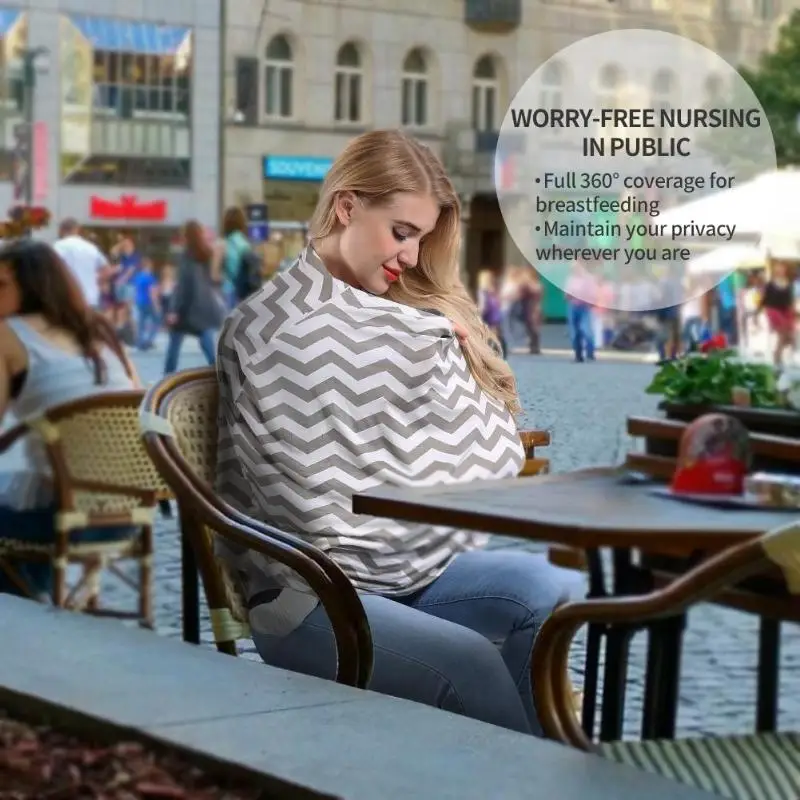 Многофункциональные эластичные уличные Чехлы для мам и кормящих шаль полотенце