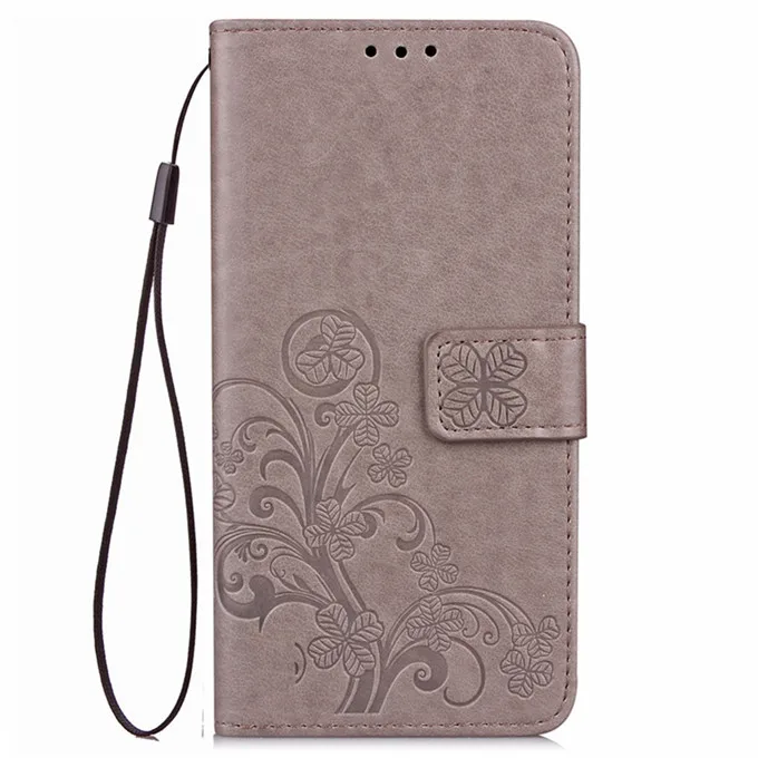 grey Чехол для xiaomi Redmi 4A, чехол для Redmi 4A, флип, 5,0 дюймов, кожаный чехол-книжка с цветком, на магните, чехол-книжка для xiaomi Redmi 4A 4 A, чехол - Цвет: grey