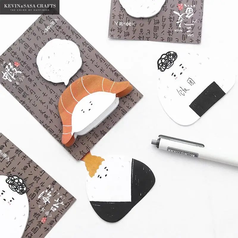 Суши стикер для канцелярских товаров блокнот 30 страниц канцелярские Липкие