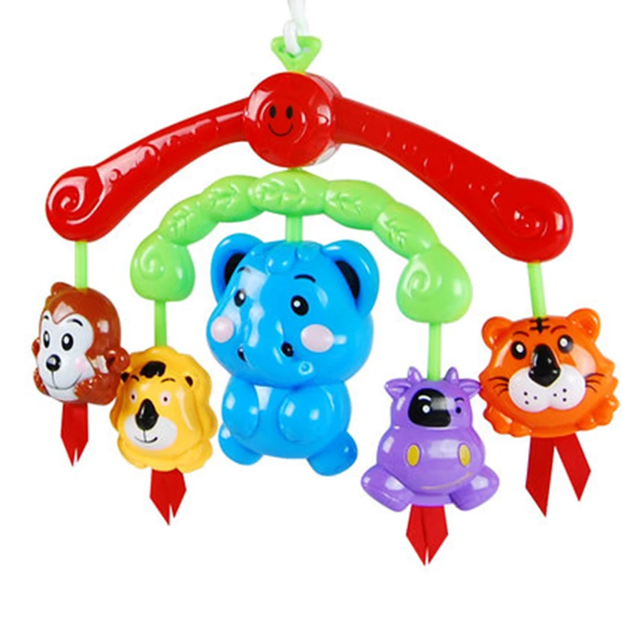 Baby toys развивающие пластмассовые погремушки кроватки музыкальный кровать
