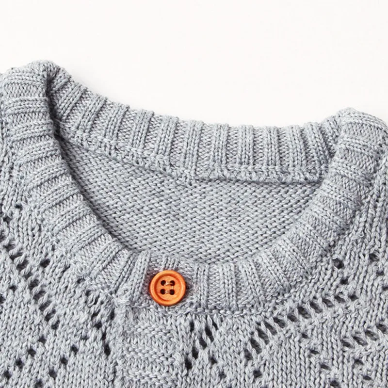 Newborn Baby Rompers Toddler Girls Clothes Autumn Long Sleeve Candy Color Infant Boys Jumpsuits Children Knitted Outfit Overalls | Детская