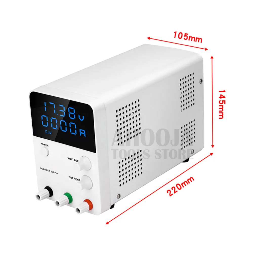 Wanptek 30V10A Высокоточный цифровой дисплей регулируемая коммутация Регулируемый блок питания ноутбук обслуживание тест Блок питания