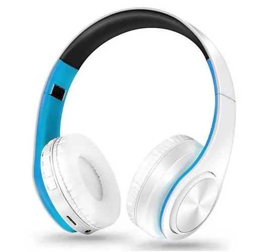 D Беспроводные наушники bluetooth-гарнитура наушники Складная регулируемая гарнитура с микрофоном для мобильного телефона - Цвет: D
