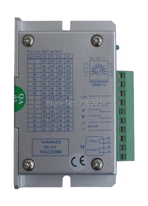 

Новый и оригинальный 2-фазный CNC драйвер шагового двигателя YKA2204MA