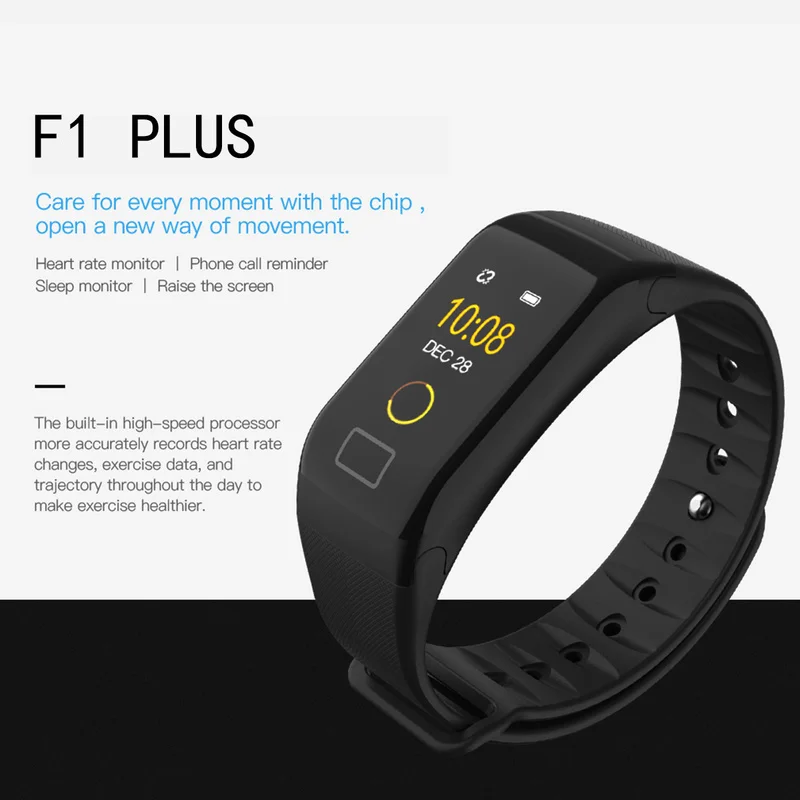 JRGK F1 Plus смарт-браслет цветной экран водонепроницаемый браслет умный Браслет