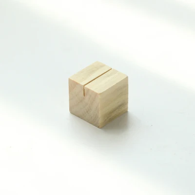 wood small Без печати/гравировки твердой древесины милые памятки клещи скрепки для бумаги фото клип держатель Деревянные маленькие зажимы стенд стол гаджет - Цвет: wood small