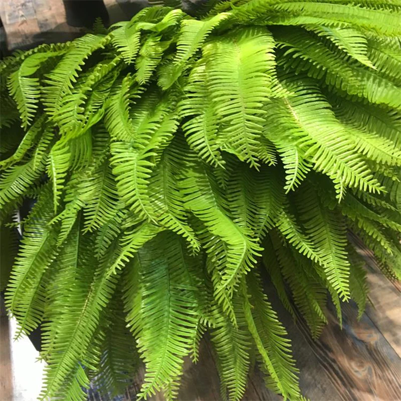 70 см искусственная Herba Pteridis зеленое растение моделирование пластик папоротник трава цветы магазин зеленая стена отель Свадебная вечеринка украшения