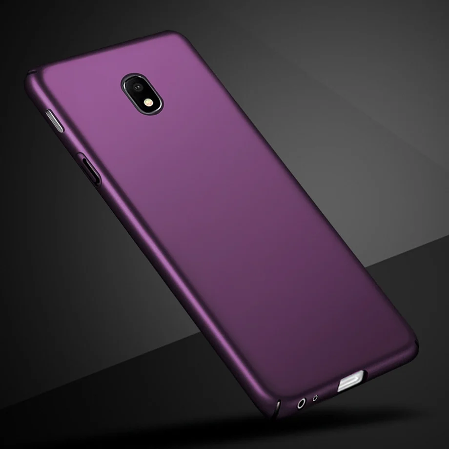 Purple Полный чехол для samsung Galaxy j3 чехол для телефона жесткий пластиковый бампер чехол для samsung j3 sm-j330f защитный чехол - Цвет: Purple
