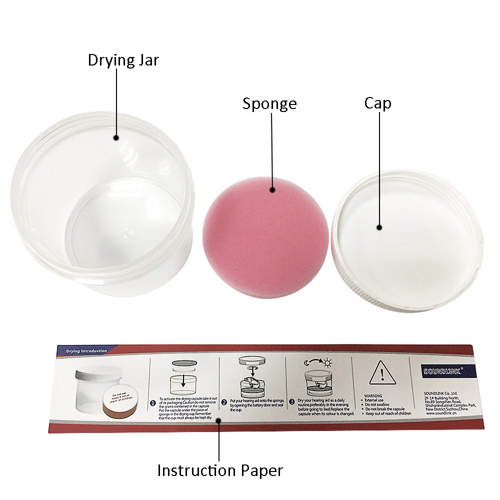 Осушитель слухового аппарата сушильная капсула осушитель для BTE IEC CIC и