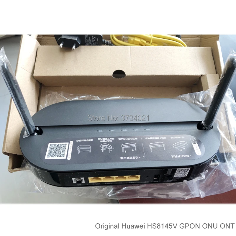 

20 шт. оригинальный Huawei HS8145V GPON ONU 4GE + 1TEL + 1USB + 2,4G/5G Wi-Fi FTTH режим, Termina Gpon волоконно-оптической сети маршрутизатор, английские прошивки