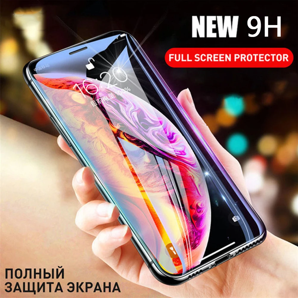 Закаленное стекло для iphone 6 6S plus защитная пленка X XR XS MAX 7 8 экрана телефона на 5
