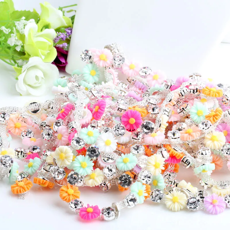 Цепочка с кристаллами для стразы 1 ярд | Дом и сад