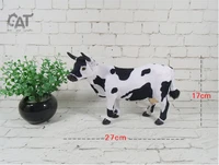 new simulation cow toy plasticfur dairy cow doll gift about 27x17cm a35