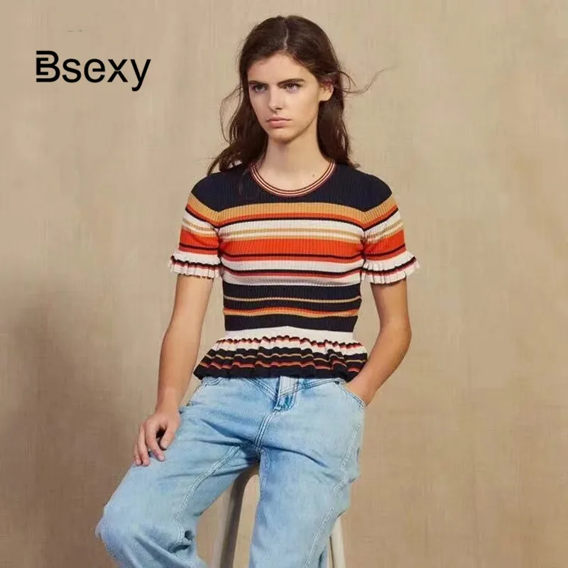 Женская куртка мода короткие рукава трикотаж футболка летом 2019 года летняя