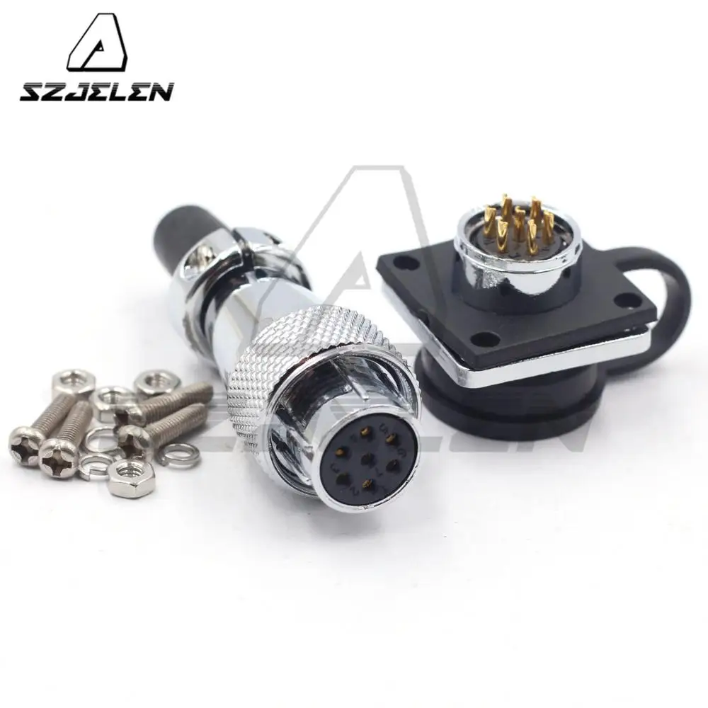 Серия WS16 7-контактный водонепроницаемый разъем для мужчин и женщин промышленные