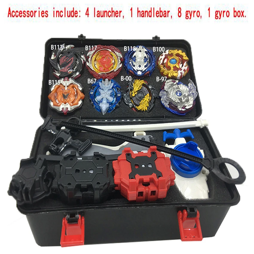 Набор топов пусковые установки Beyblade игрушки Toupie Металл God Burst волчок Bey Blade Blades игрушки bay blade bables