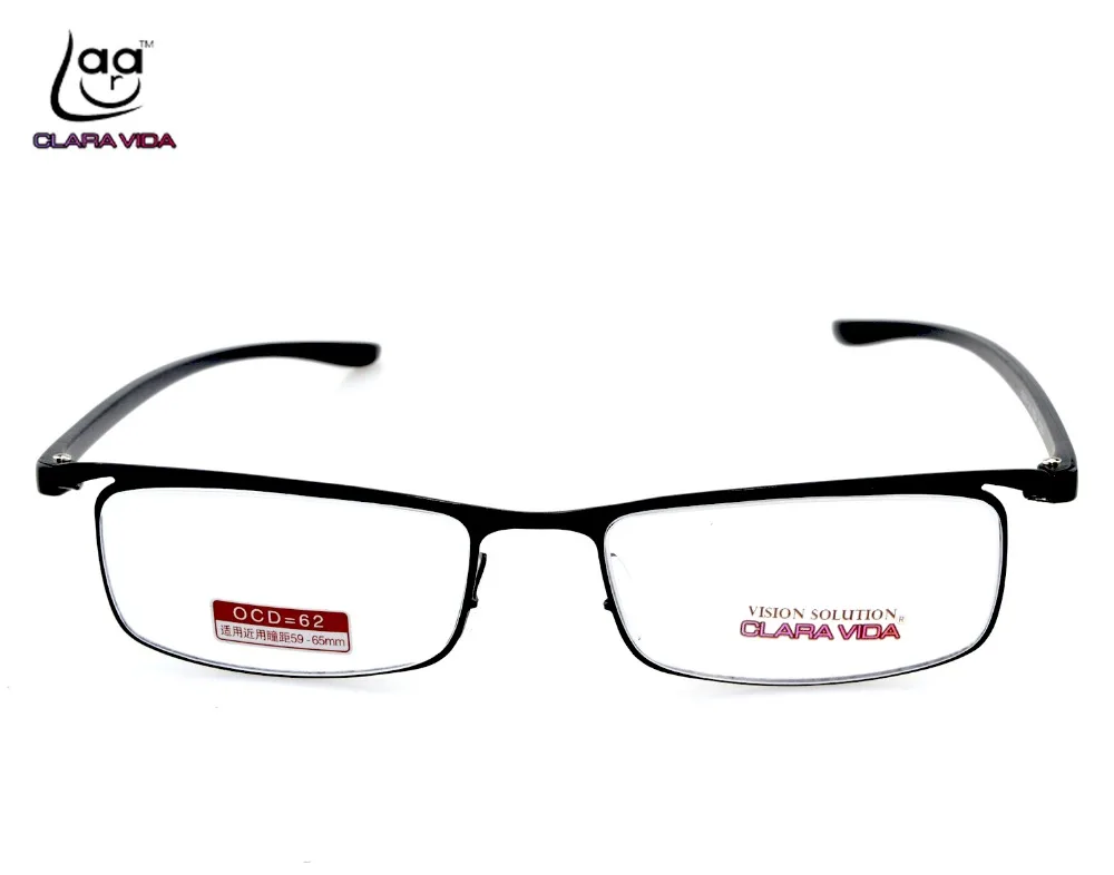 Новинка 2019 магнитные очки для чтения из натуральной кожи Clear Vida Tr90