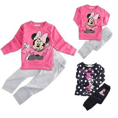 Новинка 2016 комплект одежды для маленьких девочек с милым мультяшным персонажем