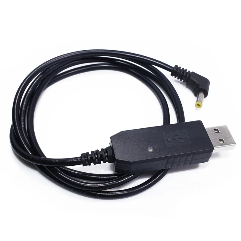 Baofeng 2,5 мм USB зарядное устройство кабель с индикатором светильник для BaoFeng BF-UVB3PLUS UV-S9 рации