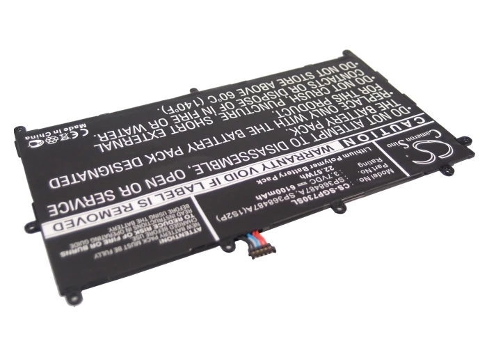 Аккумулятор Cameron Sino 6100mAh SP368487A, SP368487A(1S2P) для samsung Galaxy Tab 8,9, GT-P7300, GT-P7310, GT-P7320