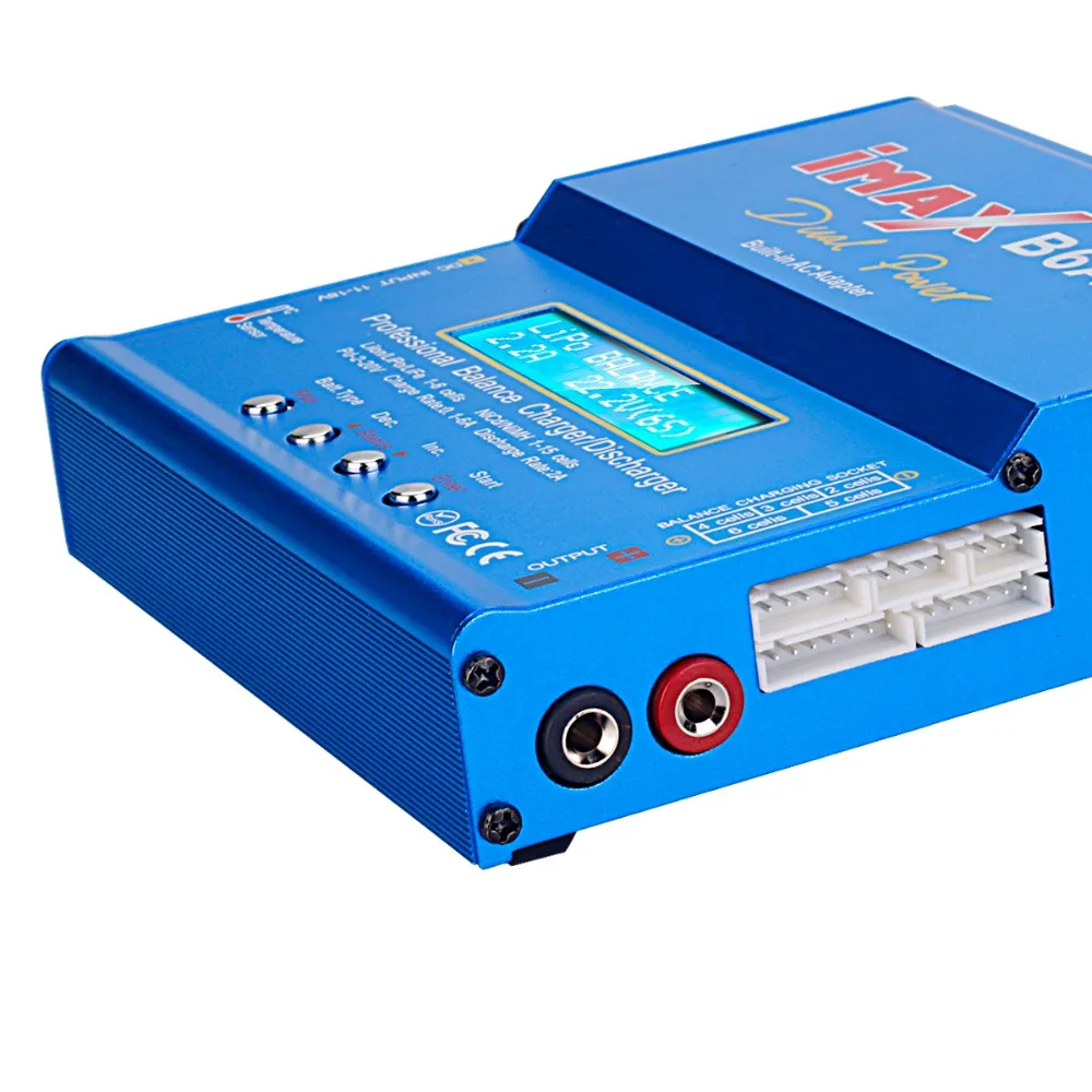 HTRC iMAX B6 AC 80 Вт B6AC RC зарядное устройство 6A двухканальный баланс зарядное устройство Li-Ion Nimh Nicd Lipo батарея цифровой ЖК-экран Dis зарядное устройство