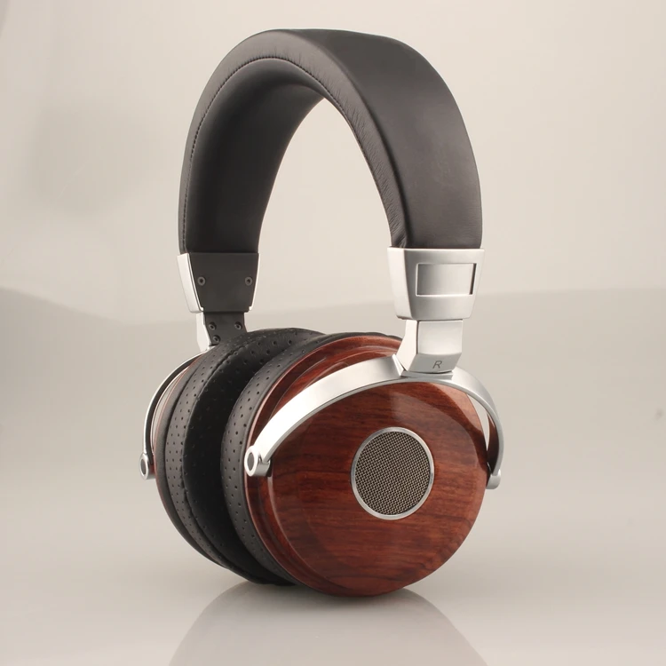 BLON BossHifi B7 HiFi бас стерео деревянные металлические наушники черная гарнитура из красного дерева наушники с драйвером из Бериллиевого сплава для IOS