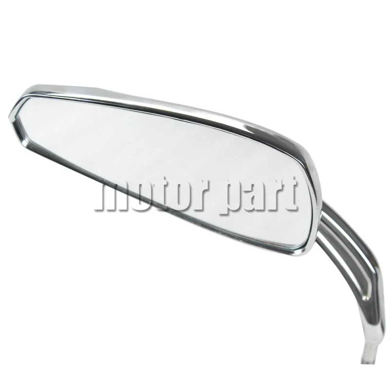 Chrome мотоциклетные боковые зеркала заднего вида для Harley Dyna Softail FLSTN Electra Glide Road King