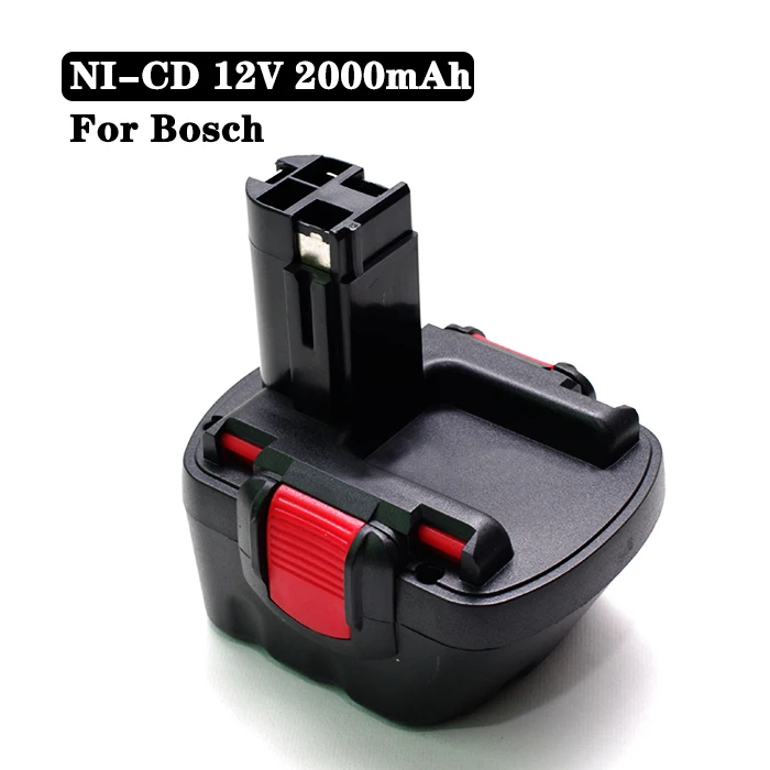 Никель кадмиевая аккумуляторная батарея 12 В 2000 мАч 2 0 Ач для Bosch BAT043 BAT120 BAT045 BAT046