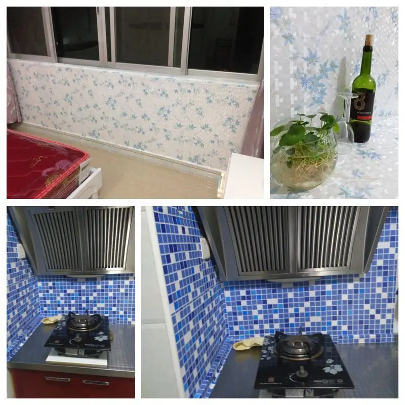 Новые мозаичные обои для кухни водонепроницаемые и маслостойкие наклейки высокотемпературные самоклеящиеся настенные наклейки для ванной комнаты