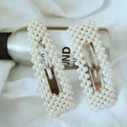 Женская заколка-пряжка для волос, элегантная заколка с жемчужинами, модная заколка для волос, ювелирное изделие для женщин, 2021