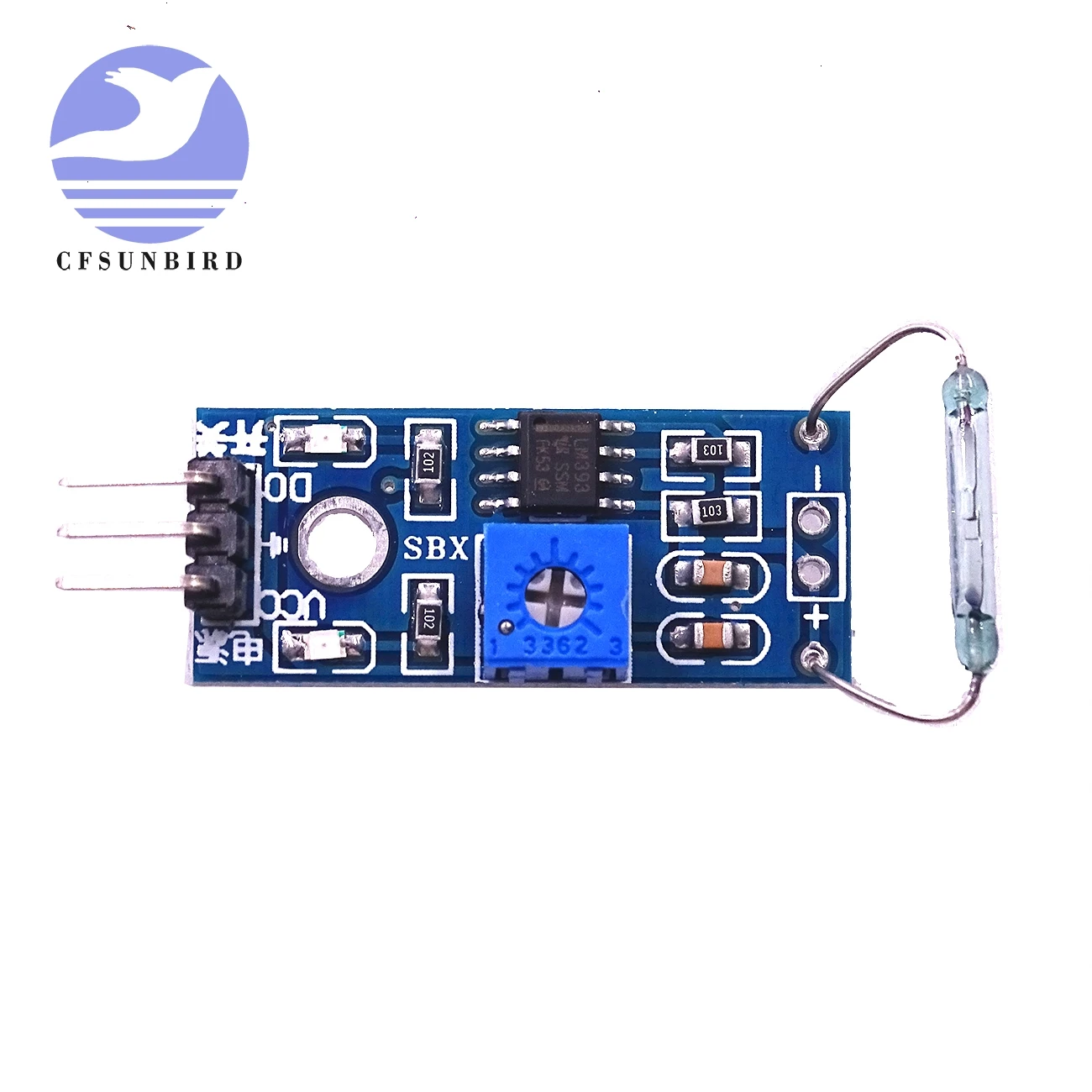 100 шт./лот язычковый сенсорный модуль магнетронный переключатель Магнитный по