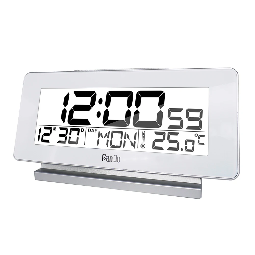 Фанжу ФЖ3523 Цифровой будильник LED электронный 12/24 часа и функция повтора термометр подсветка настольные часы новые.