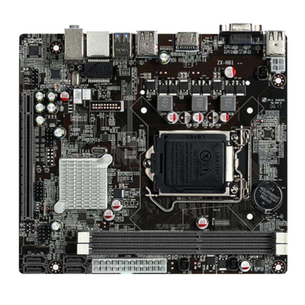 Компьютер для настольной замены LGA 1150 MicroATX материнская плата Intel H81 стабильная