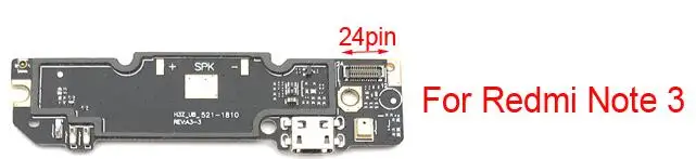 Redmi Note 3 24pin Для Xiaomi Redmi Note 3 Pro Micro USB разъем для зарядки док-станция печатная плата гибкий кабель для Redmi Note 3 Pro SE 152 мм - Цвет: Redmi Note 3 24pin