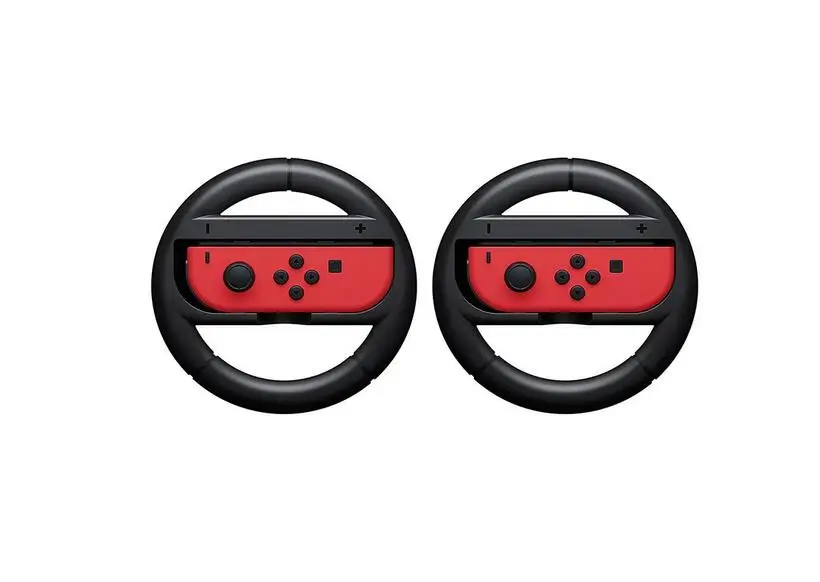Joy-Con Wheel Left &amp Right ( Black Blue Red ) - Comfort Gamepad Controller Grip for Nintendo Switch (Set of 2) | Электроника