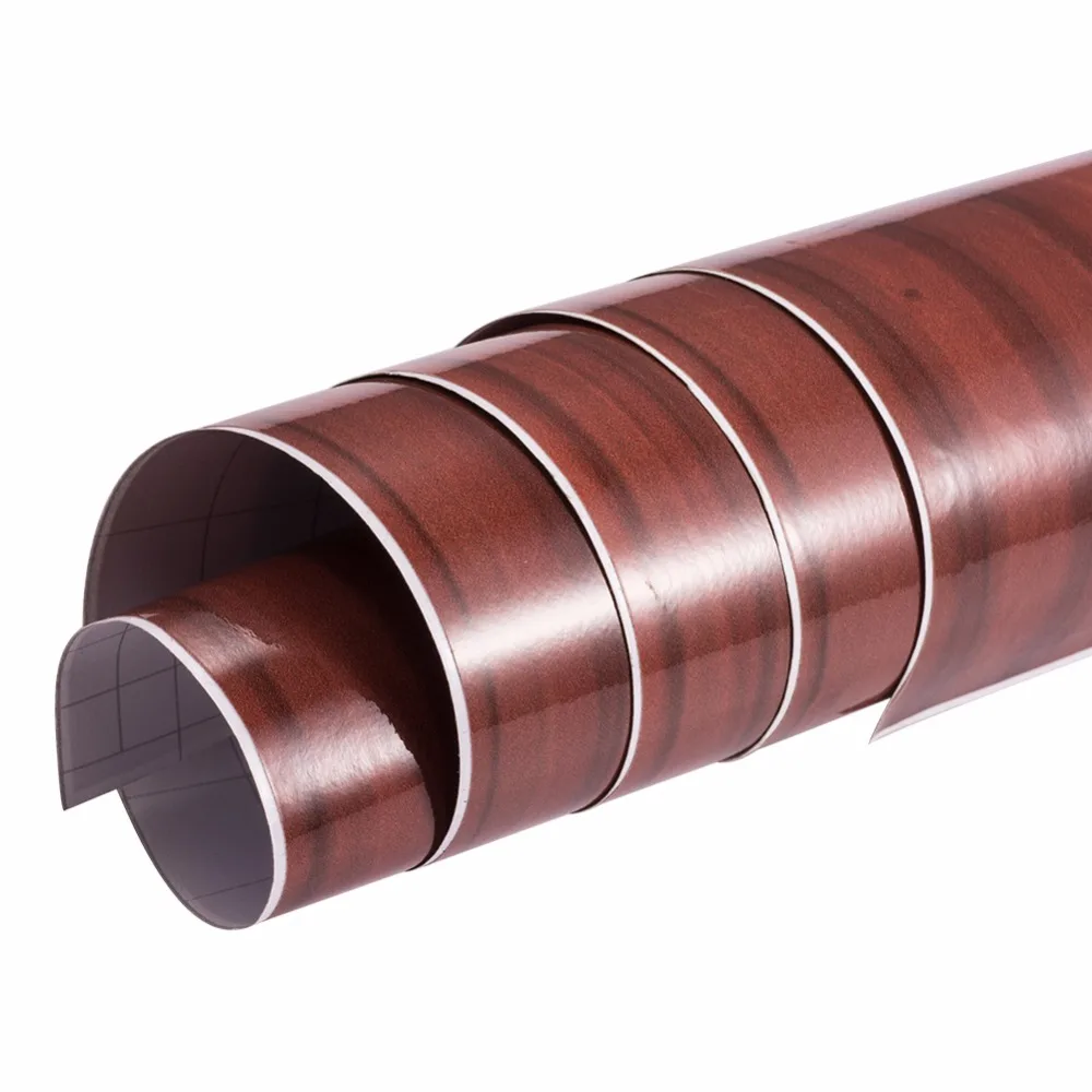 Автомобильная наклейка виниловая пленка под дерево ПВХ деревянная декоративные