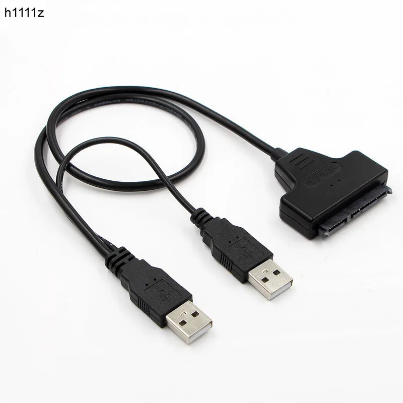 SATA к USB 2 0 7 15 22pin адаптер кабель Внешнее питание для 5 ''SSD HDD жесткий диск
