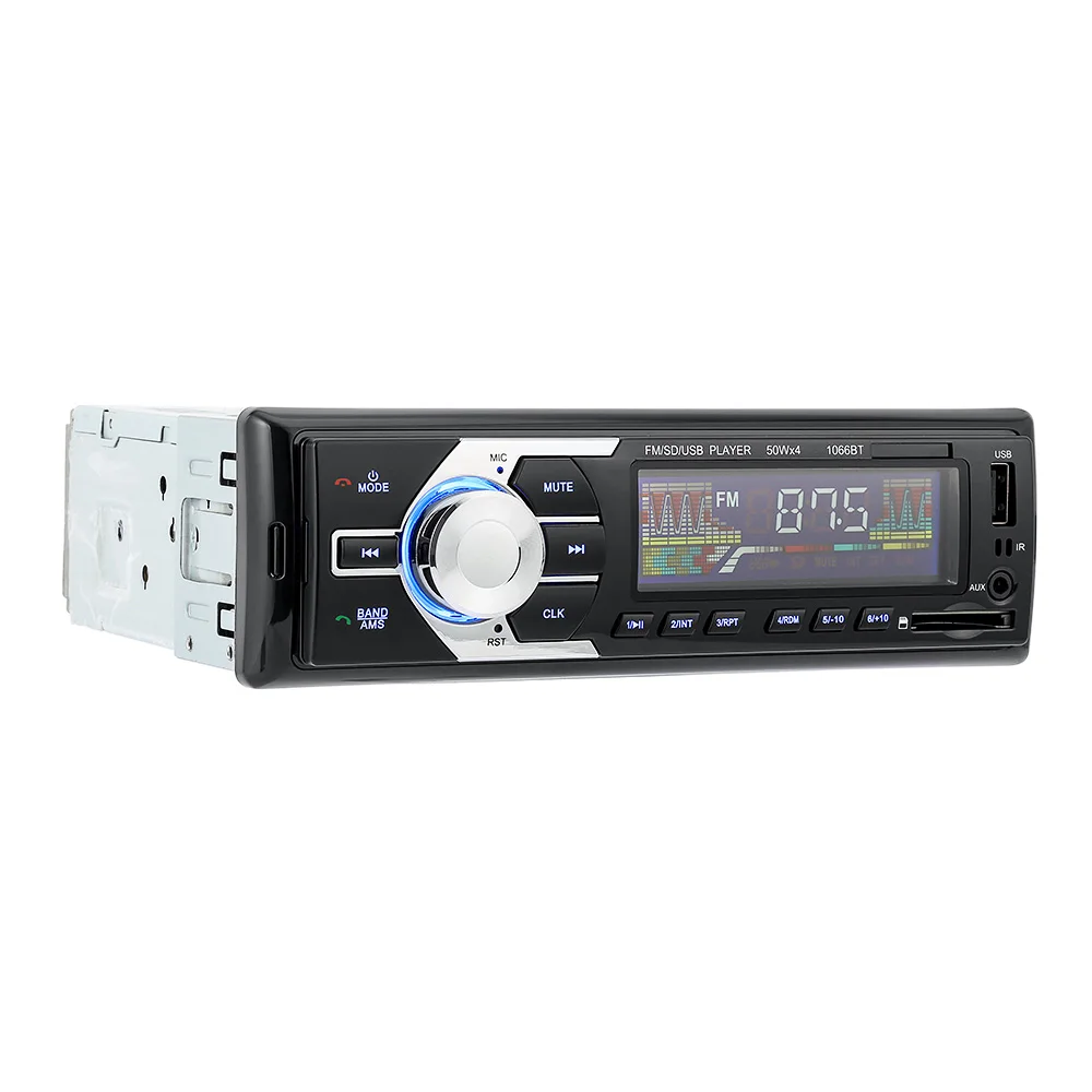 Авторадио 1 din автомобильный Радио стерео плеер Bluetooth телефон AUX IN MP3 FM/USB/1 Din/пульт