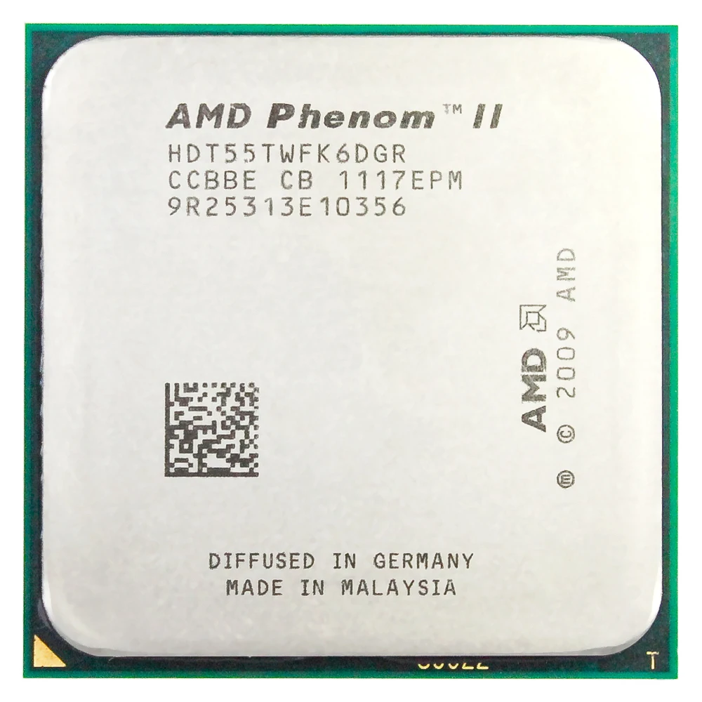 Процессор AMD Phenom II X6 1055T CPU шестиядерный(2,8 ГГц/6 м/95 Вт) Socket AM3 AM2+ 938 pin