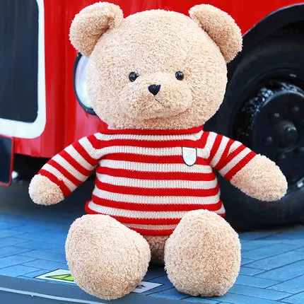 Серый 50/70/90/110 см большой ребенок hug плюшевого медведя из мультфильма, как подарок для семьи и друзей, прекрасные мягкие игрушки украшения для дома - Цвет: Серый