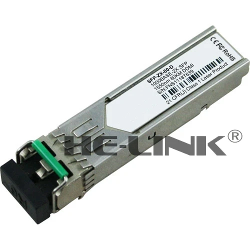 SFP-ZX-80-D - 1000Base-ZX SFP 1550nm 80km (Compatible with ZYXEL)