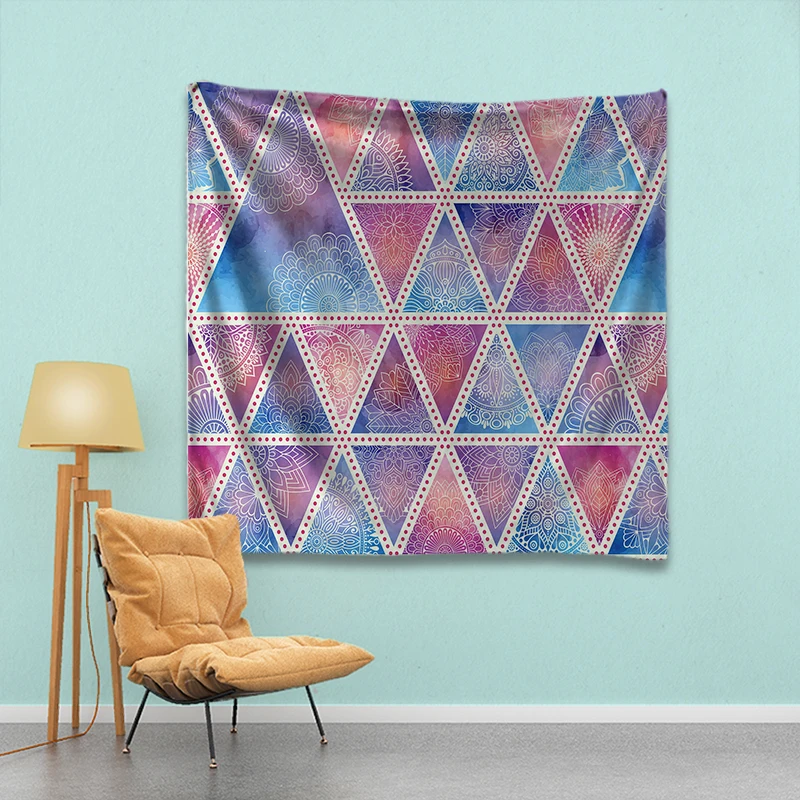 

IBANO Mandala Polyester Tapestry Wall Hanging Tapestries Christmas Wedding Decoration Table Cloth 197*147cm/147*127cm