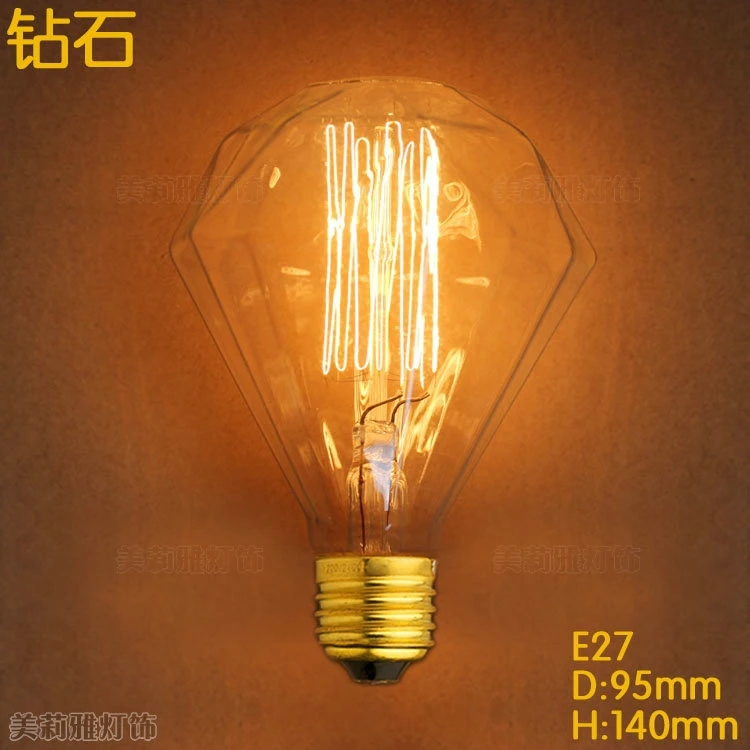 Винтажная лампа Эдисона в стиле ретро 40 Вт E27 110 В или 220 В|bulb glass|bulb light vintageloft industrial |